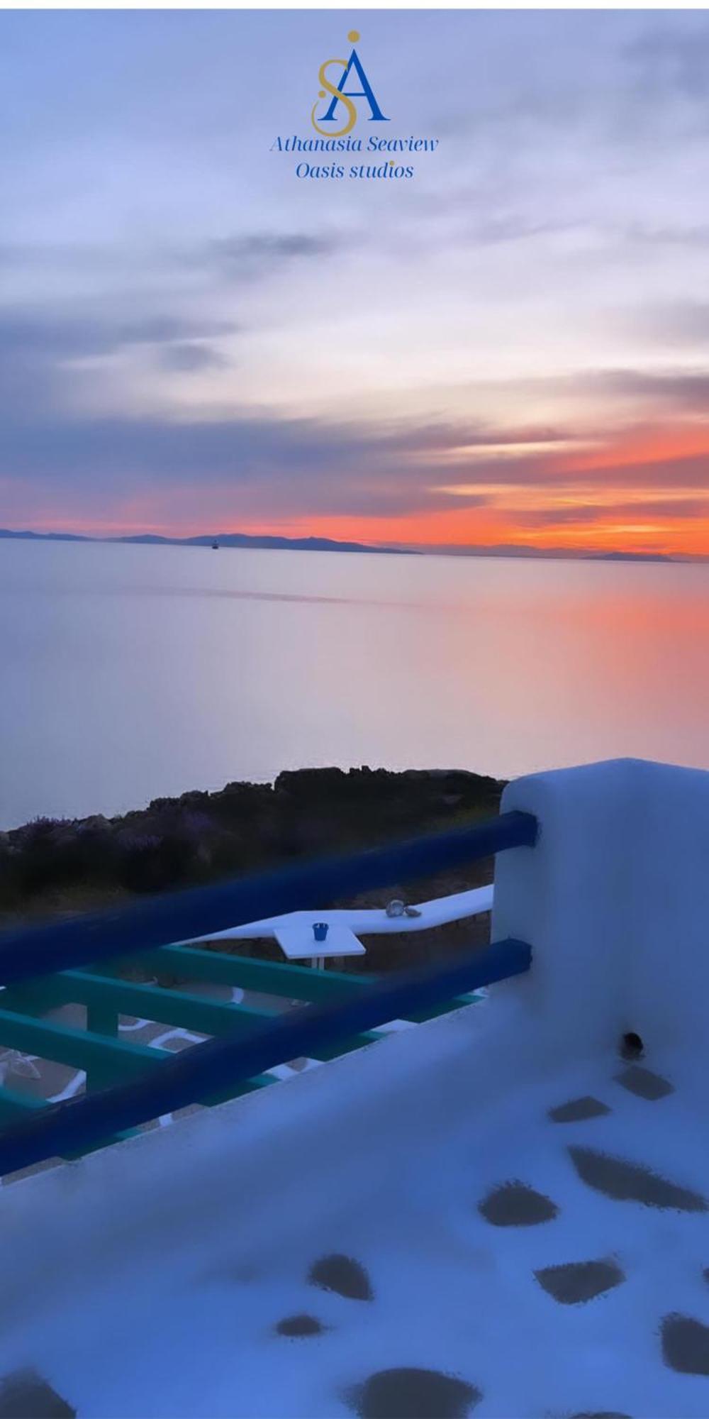 Mykonos Athanasia Seaview Oasis Studios By The Port Houlakia  Zewnętrze zdjęcie