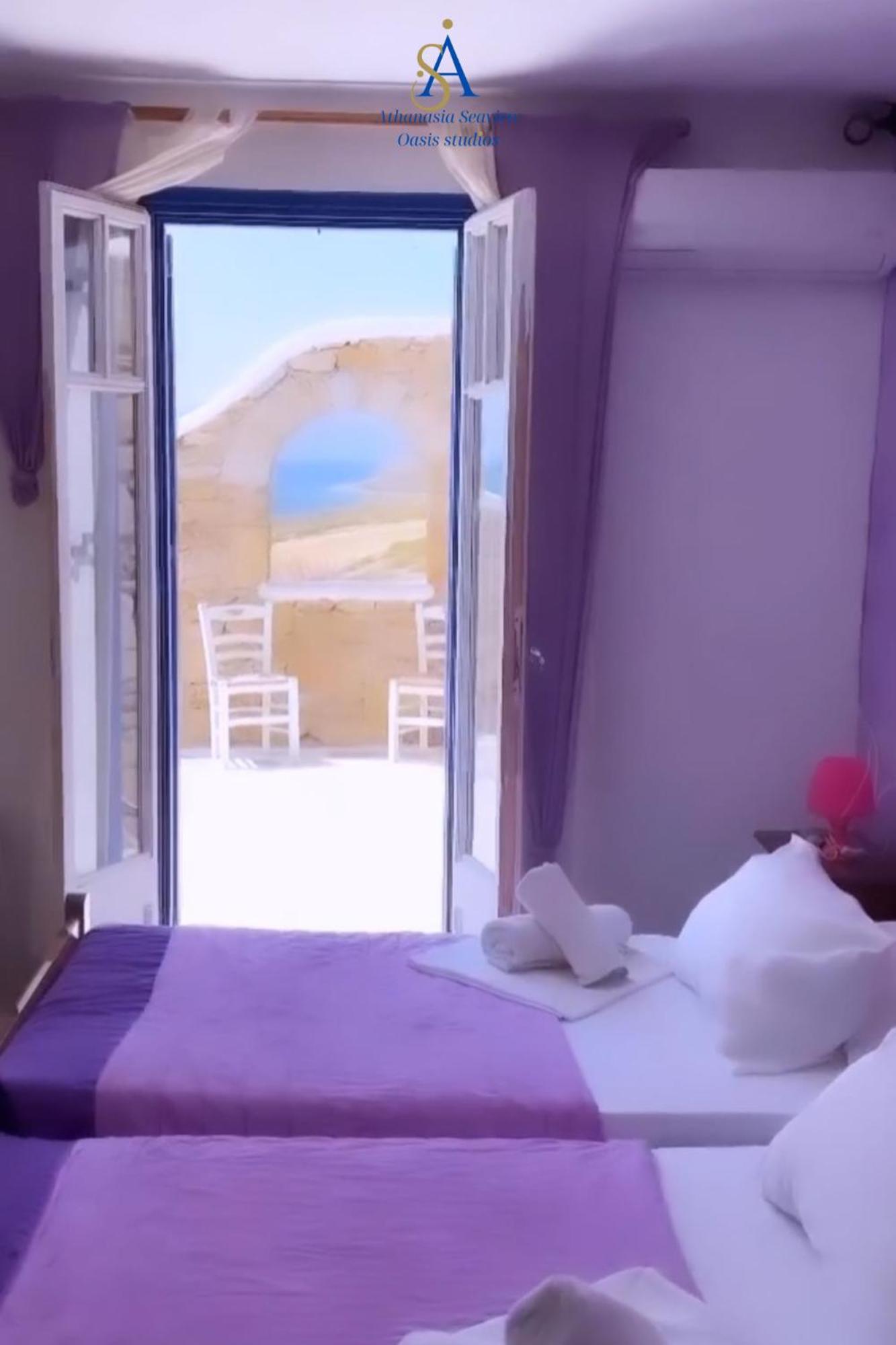 Mykonos Athanasia Seaview Oasis Studios By The Port Houlakia  Zewnętrze zdjęcie