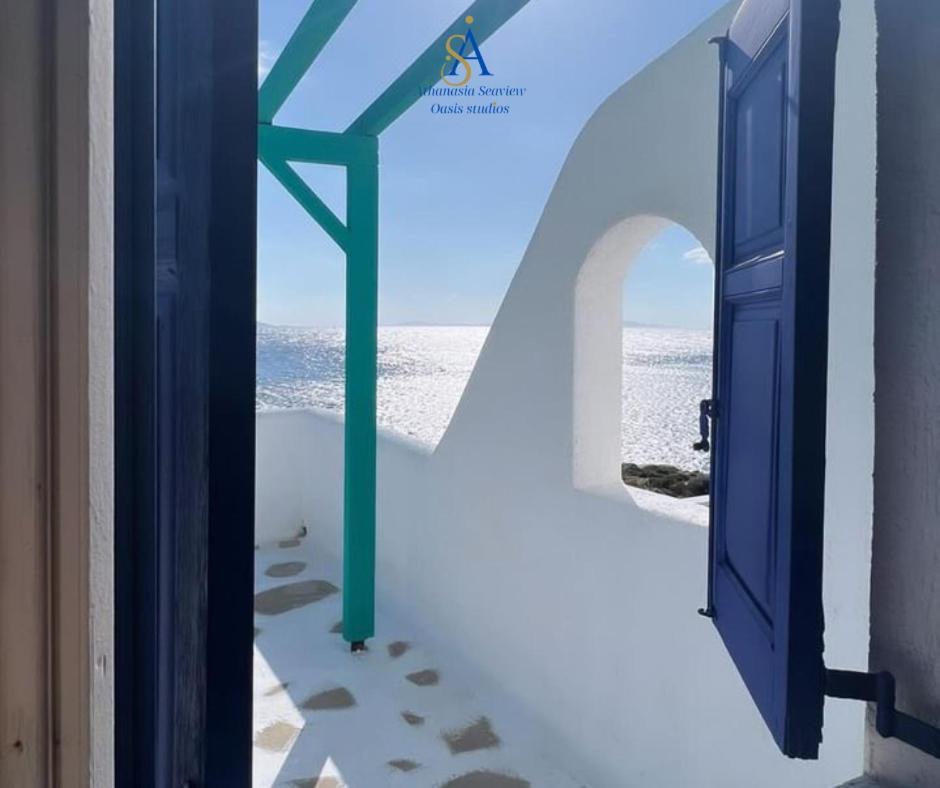 Mykonos Athanasia Seaview Oasis Studios By The Port Houlakia  Zewnętrze zdjęcie